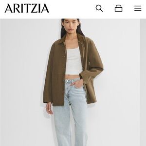New Aritzia Edison Chore barn jacket Cello brown XS ❌SOLD OUT❌